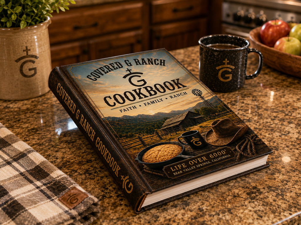 Covered G Ranch Cookbook  "COMING SOON"