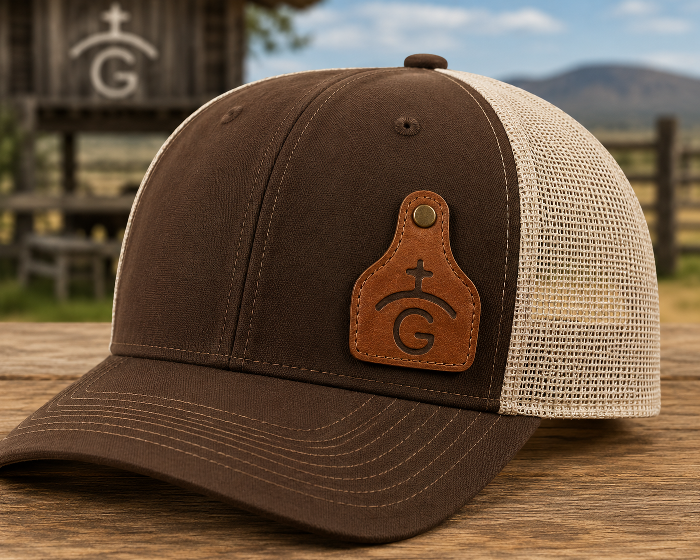 "The Brand" Cattle Tag Hat